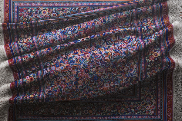 فرش ماشینی ایرانی 12متری با ترکیبات رنگارنگ و جذاب